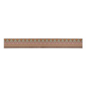Het oude Egyptische Lotus Pattern Ribbon Grosgrain Lint (Voorkant)