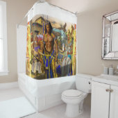 Het oude Egyptische Show Gordijn (In situ)