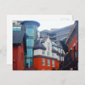 Het oude en Nieuwe Briefkaart van de Bouw van Vieu (Voorkant / Achterkant)