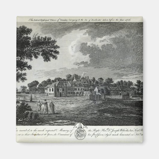 Het oude episcopale paleis van Bromley Magneet (Voorkant)