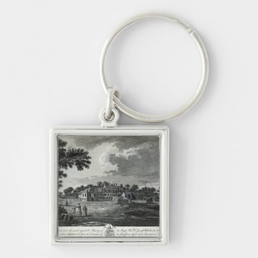 Het oude episcopale paleis van Bromley Sleutelhanger (Voorkant)