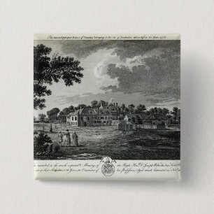 Het oude episcopale paleis van Bromley Vierkante Button 5,1 Cm