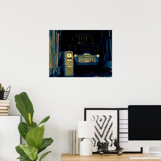 Het oude GMC Farming Truck dat ik gefotografeerd h Poster (Thuiskantoor)