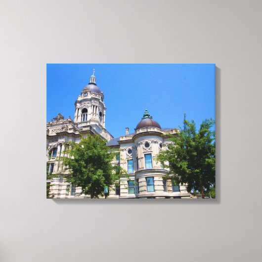 Het oude graafschap Vanderburgh Canvas Afdruk (Voorkant)