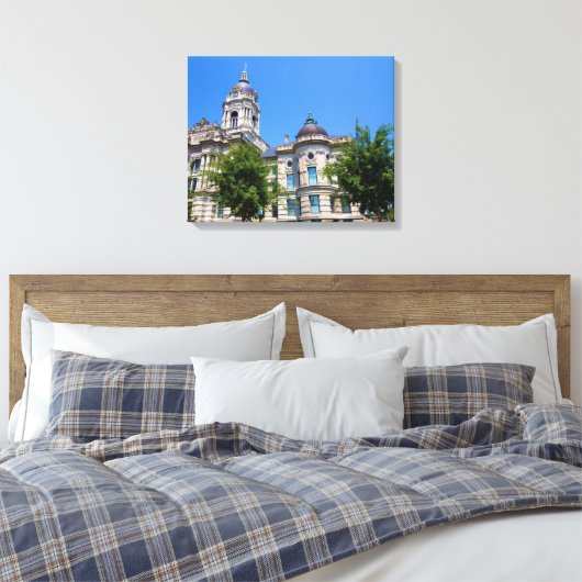 Het oude graafschap Vanderburgh Canvas Afdruk (Insitu (Slaapkamer))