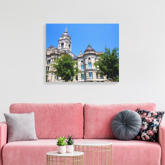 Het oude graafschap Vanderburgh Canvas Afdruk (Insitu (Woonkamer))
