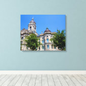 Het oude graafschap Vanderburgh Canvas Afdruk (Insitu (Houten vloer))