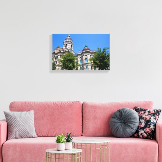 Het oude graafschap Vanderburgh Canvas Afdruk (Insitu (Woonkamer))