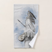 Het oude Griekse standbeeld Athena Bad Handdoek (Handdoek)