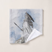 Het oude Griekse standbeeld Athena Bad Handdoek (Wasdoekje)