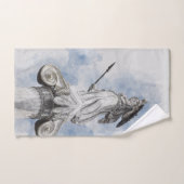 Het oude Griekse standbeeld Athena Bad Handdoek (Handdoek)
