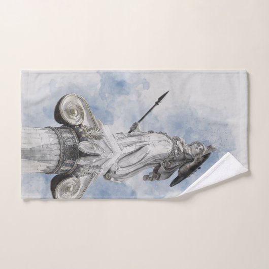 Het oude Griekse standbeeld Athena Bad Handdoek (Handdoek)