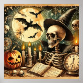 Het oude Halloween Art Poster (Voorkant)