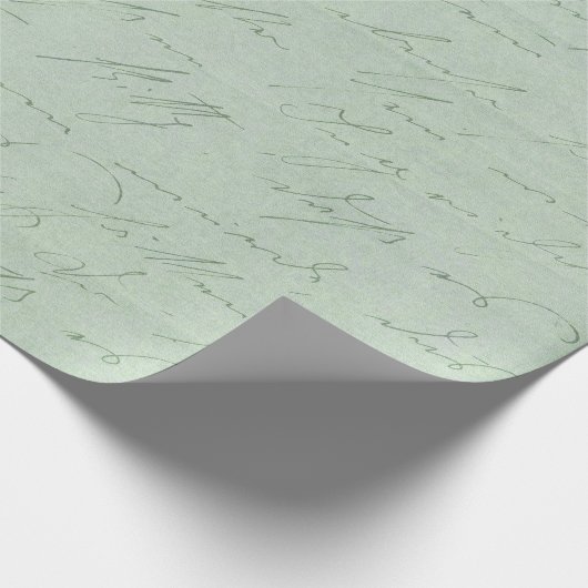 Het oude handschrift liefdesbrieven vervaagd antie cadeaupapier (Hoek)