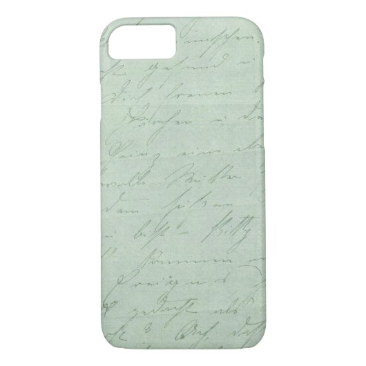 Het oude handschrift liefdesbrieven vervaagd antie Case-Mate iPhone case (Achterkant)