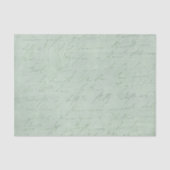 Het oude handschrift liefdesbrieven vervaagd antie tissuepapier (Voorkant)