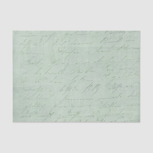 Het oude handschrift liefdesbrieven vervaagd antie tissuepapier (Voorkant)