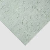 Het oude handschrift liefdesbrieven vervaagd antie tissuepapier (Detail)