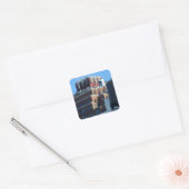 Het Oude Haven Autoriteit Gebouw Vierkante Sticker (Envelop)