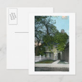 Het oude heksenhuis, hoofdingang briefkaart (Voorkant / Achterkant)