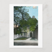 Het oude heksenhuis, hoofdingang briefkaart (Voorkant)