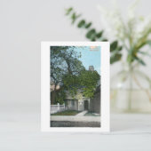 Het oude heksenhuis, hoofdingang briefkaart (Staand voorkant)