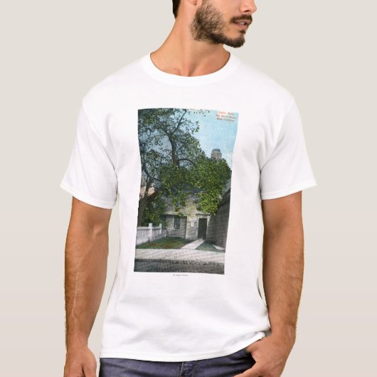 Het oude heksenhuis, hoofdingang t-shirt (Voorkant)