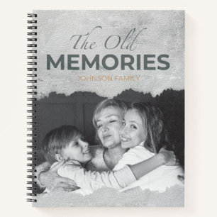 Het Oude Herinneringen Vintage Foto Journal Notitieboek