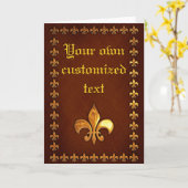 Het oude Hoesje van het Leer met gouden Kaart (Gele Bloem)