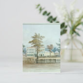 Het Oude Huis en de ingang van Vauxhall Gardens Briefkaart (Staand voorkant)