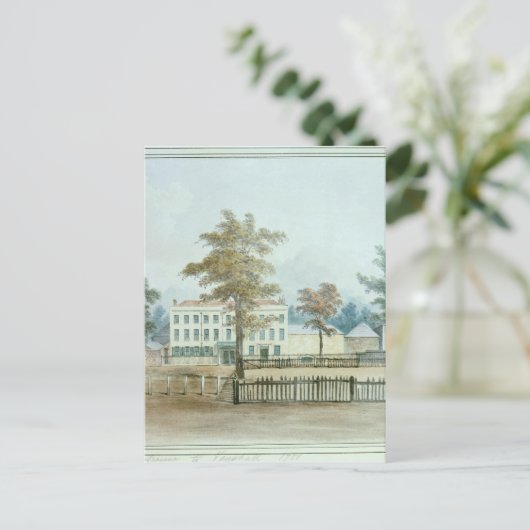 Het Oude Huis en de ingang van Vauxhall Gardens Briefkaart (Staand voorkant)