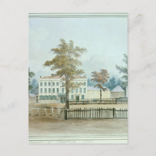 Het Oude Huis en de ingang van Vauxhall Gardens Briefkaart