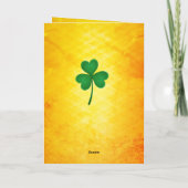 Het oude Iers die, St. Patrick Dag zegenen Kaart (Achterkant)