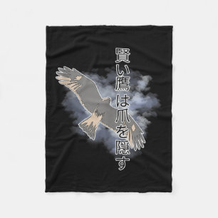 Het oude Japanse Gezegde de Smart Hawks verbergt z Fleece Deken