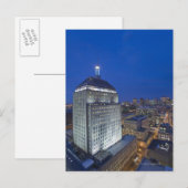 Het oude John Hancock-gebouw met Boston in het geb Briefkaart (Voorkant / Achterkant)