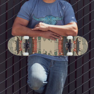 Het oude koninklijke paleis Skateboard
