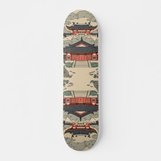Het oude koninklijke paleis Skateboard (Voorkant)