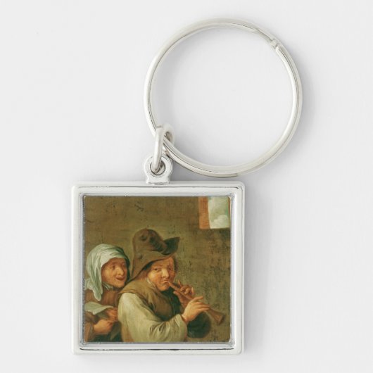 Het oude koppel sleutelhanger (Voorkant)