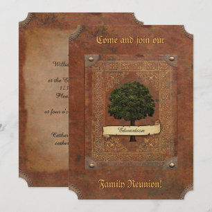 Het oude Leer kijkt de Bijeenkomst van de Familie Kaart