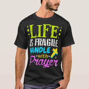 Het oude leven is een schitterend handvat met gebe t-shirt