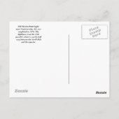 Het oude Licht van het Punt van de Opdracht, de Br Briefkaart (Achterkant)