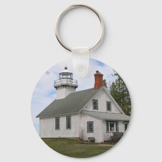 Het oude Licht van het Punt van de Opdracht, Sleut Sleutelhanger (Voorkant)