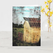 Het oude liedje kaart (Gele Bloem)