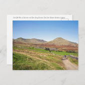 Het oude Man Coniston Briefkaart (Voorkant / Achterkant)
