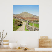 Het oude Man Coniston Briefkaart Cushion Poster (Keuken)