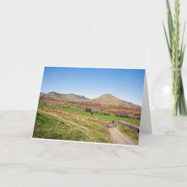 Het oude Man Coniston en Dow Crag Bedankkaart