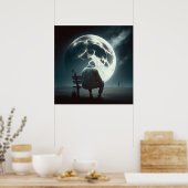 Het oude man dat zich eenzaam poster-5-poster voel poster (Keuken)