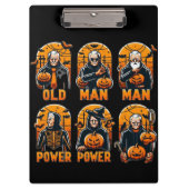 Het oude man Halloween Klembord (Voorkant)