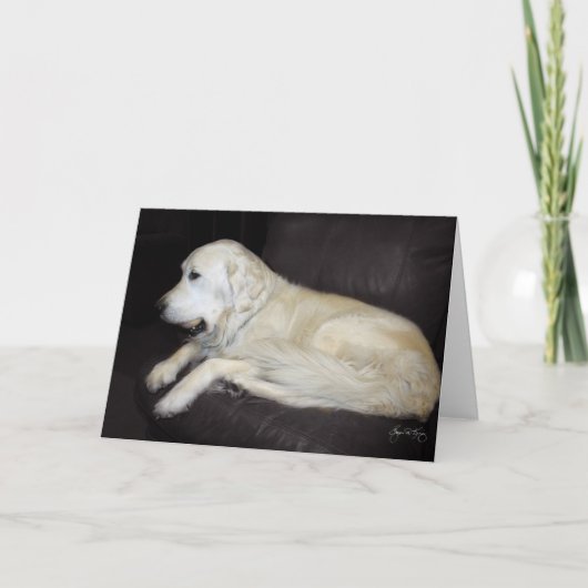 Het oude Man met zijn bal Kaart (Voorkant)