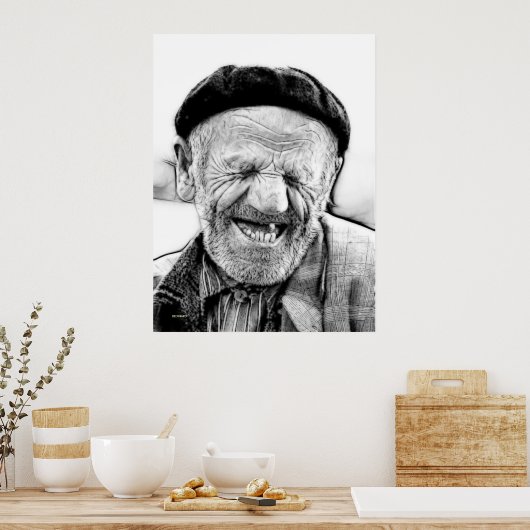 HET OUDE MAN POSTER (Keuken)